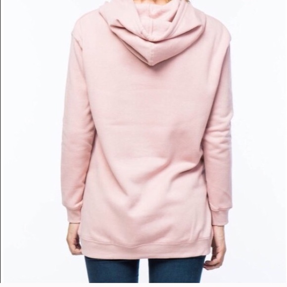 OVERSIZED BLUSH HOODIE - Picture 4 of 4